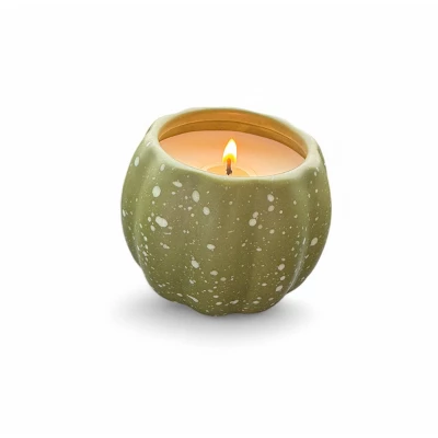 3.9oz Pumpkin Ceramic Scented Candle Green - Bullseye's Playground™ 4 3.9oz Pumpkin Ceramic Scented Candle Green - Bullseye's Playground™ - Image 2