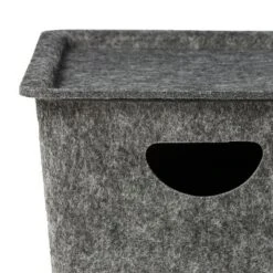 Felt Storage With Lid Charcoal - Bullseye's Playground™ -Bullseye Shop GUEST 27567c02 aa44 4382 9853 51a1329bf562