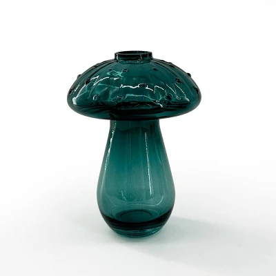 Novelty Glass Bud Vase Teal - Bullseye's Playground™ 5 Novelty Glass Bud Vase Teal - Bullseye's Playground™ - Image 3