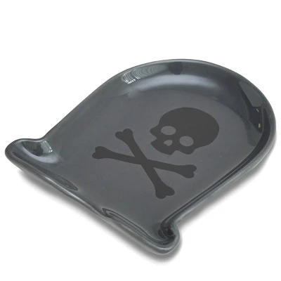 Ceramic App Plates Tombstone - Bullseye's Playground™ 3 Ceramic App Plates Tombstone - Bullseye's Playground™