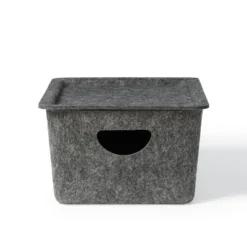Felt Storage With Lid Charcoal - Bullseye's Playground™ -Bullseye Shop GUEST 377b6898 fced 4a1b 9bfa b32019c0f9d5