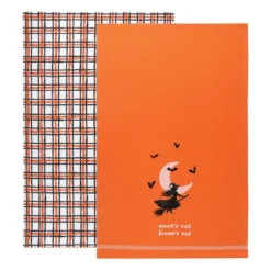 2pk Dishtowels Flying Witch - Bullseye's Playground™ -Bullseye Shop GUEST 50b03063 61d3 4482 88cc f0ff5d37031c