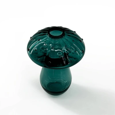 Novelty Glass Bud Vase Teal - Bullseye's Playground™ 4 Novelty Glass Bud Vase Teal - Bullseye's Playground™ - Image 2