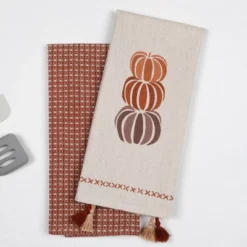 2pk Dishtowels Pumpkin - Bullseye's Playground™ -Bullseye Shop GUEST 59652e56 e800 4f8a 8d32 ee8cfcaa6983