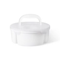 Food Storage With Lid Round Clear - Bullseye's Playground™
