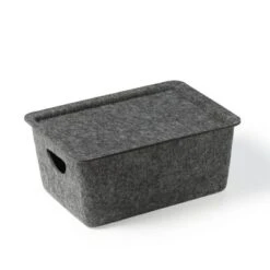 Felt Storage With Lid Charcoal - Bullseye's Playground™ -Bullseye Shop GUEST 95b8379e 09f9 4680 91e6 fad52ed0e9d0