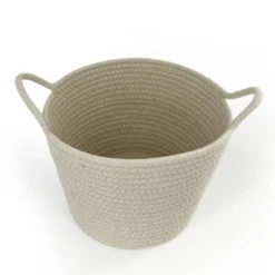 Rope Basket Ivory - Bullseye's Playground™