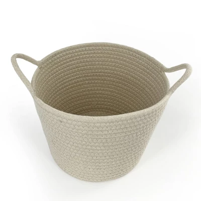 Rope Basket Ivory - Bullseye's Playground™ 3 Rope Basket Ivory - Bullseye's Playground™