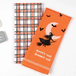 2pk Dishtowels Flying Witch - Bullseye's Playground™ -Bullseye Shop GUEST c33572d0 9fd5 402f 854f 937d4b172457