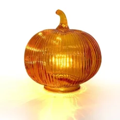 Glass LED Pumpkins Orange - Bullseye's Playground™ 6 Glass LED Pumpkins Orange - Bullseye's Playground™ -Bullseye Shop GUEST d53bacb7 ea09 435a 90c1 aa1f593c8844