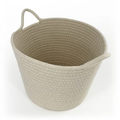 Rope Basket Ivory - Bullseye's Playground™ 4 Rope Basket Ivory - Bullseye's Playground™ - Image 2
