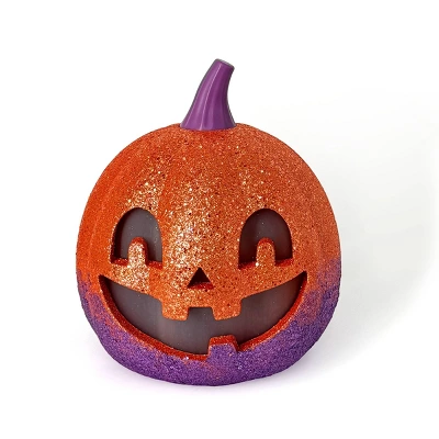LED Ombre Pumpkins Glitter - Bullseye's Playground™ 5 LED Ombre Pumpkins Glitter - Bullseye's Playground™ - Image 3