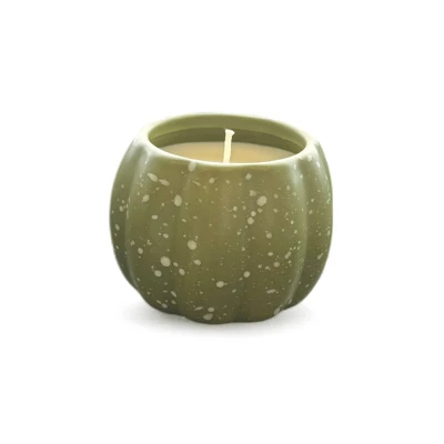 3.9oz Pumpkin Ceramic Scented Candle Green - Bullseye's Playground™ 5 3.9oz Pumpkin Ceramic Scented Candle Green - Bullseye's Playground™ - Image 3