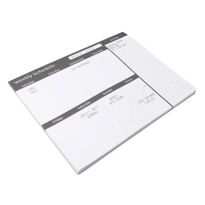 Stationery Pads Weekly Schedule - Bullseye's Playground™ 3 Stationery Pads Weekly Schedule - Bullseye's Playground™