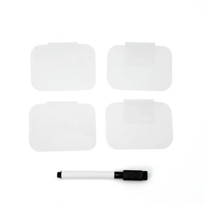 Dry Erase Clips Frosted Clear - Bullseye's Playground™ 5 Dry Erase Clips Frosted Clear - Bullseye's Playground™ - Image 3